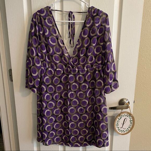 Kenneth Cole Sheer Swimsuit Cover Up Size Medium - Picture 1 of 7
